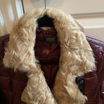 Edition Mo&Co | Women quilted down fur jacket size S Red Photo 2