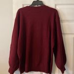 Nleyook Burgundy Sweater size M length 28” bust 42” brand new see all photos Size M Photo 5