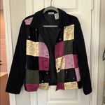 White Stag Vintage y2k Patchwork & satin whimsigoth velvet jacket Photo 1