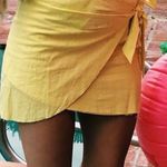 superdown Yellow Mini Skirt Photo 1