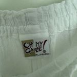 Oh My Gauze Women’s 2 White Tie Up LagenLook Minimalist Artsy Pants Art to Wear Size L Photo 2