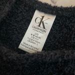 Calvin Klein  navy fuzzy knit tank Photo 1