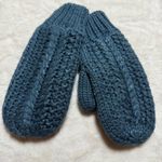 The North Face Blue Knit Mittens Photo 2
