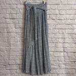 Free People Blue White Striped Wide Leg Pants Size 2 Photo 3