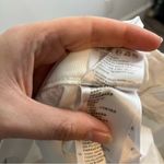 Sandro  Button Front White Slim Jeans Raw Hem Photo 7