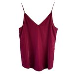 EXPRESS Y2K  Deep Rose Velvet Cami Top Size XS Tank Camisole Photo 2