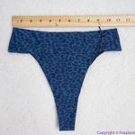 NEW Acacia Mateo bikini‎ bottom leopard animal print blue Amur, S Blue Photo 7
