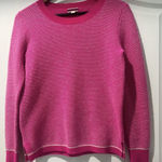 J.Crew  Vibrant Pink Crew Neck Sweater 100% Cashmere Photo 0