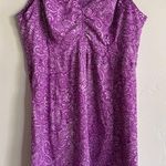 Athleta  nearly knotical sleeveless purple dress size 8 Photo 0