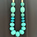 Loft Turquoise Beaded Necklace with Rope and Tassel detail Photo 1