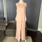 Pink Chiffon 3 Piece Formal Pant Suit Set Mother of the Bride Size 26W **READ Photo 4