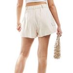 Hollister Tan Linen Shorts Photo 1
