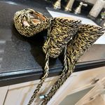 INC Black & Tan Heels Photo 3