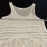 Free People Intimately Size XS White Black Polka Dot & Lace Sleeveless Top *FLAW Photo 1