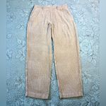 MOMONI Vischio Italian Luxe Woven Beige Loungewear Ankle Crop Trousers 42/12🧡 Photo 9