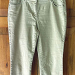 Dana Buchman Dana Bachman Tan Straight-Leg Capri Jeans.  Size 12. Photo 0