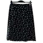 Leslie Fay  Black & White Pleated Mini Skirts(Size 8P) Photo 1