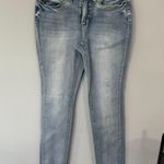 Time And Tru Light Wash Skinny Ankle Jeans Women’s Size 8 Spandex Blend Photo 0