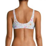 social angel white flower bikini top size small Pink Photo 2