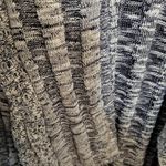 Say What? Say What White and Black Knit‎ Open Front Sweater Size XS Photo 3