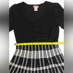 Candie's Whimsigoth Preppy Knit Candie’s Windowpane Plaid Fit & Flare Sweater Dress Large Photo 7