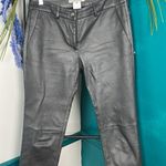 Gerard Darel  gunmetal lamb leather skinny jeans Photo 7