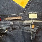 Ecru  The La Cienega Straight Leg Crop Jeans Photo 2