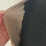 Old Navy Tan / Light Brown Lined Ribbed Adjustable Long Sleeve U Neck Bodysuit Photo 2