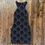 Speechless Glitter-Embellished Bodycon Black and Silver Mini Dress 7 Photo 2