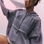 Free People NWT  Pick It Up Pullover in Heather Grey Photo 1