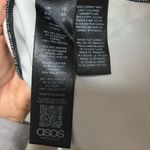 ASOS NWT  Black Floral Halter Midi Dress Ruffle Hem Party Cocktail Size Medium Photo 5