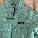 Patagonia Nano Puff Jacket Womens Small Mint Blue Insulated Primaloft 84217 Photo 2