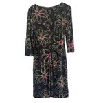 David Meister  Asymmetrical neck‎ unlined sleeves bodycon dress size 8 Photo 8