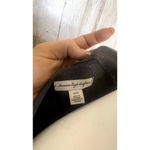 American Eagle Women's Medium Dark Gray Scoop Neck Studded Short Sleeve Top Photo 3