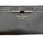 Kate Spade Black Leather Cobble Hill Bow Wallet Photo 1