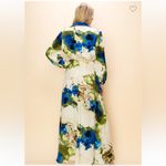 PRINTED MAXI DRESS WITH POCKETS Blue Size XL Photo 6