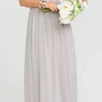 Show Me Your Mumu  Dresses June Maxi Dress grey chiffon size small NWT Photo 0