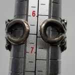 Vintage Blue & Green Floral Button Ring Photo 6