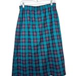 Cape Cod Sportswear Women's Long Plaid Skirt Size 14 Photo 1