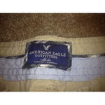 American Eagle Outfitters Women's Crop Capri Pants Bottoms Size 6 Beige Photo 2