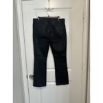 frame denim FRAME Le Mini Boot Jeans Size 33 Black‎ Coated Denim Mid Rise Stretch Bootcut Photo 1