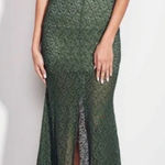Ali & Jay  Crystal Garden Cutout Maxi Dress in Green Size Large NWT Photo 0