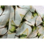 CAbi  Butterfly Blouse Womens Size Small Short Sleeve Sheer Faux Wrap V-Neck Top Photo 10