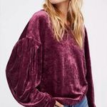 Free People  Milan Velvet Pullover sz XS Photo 0