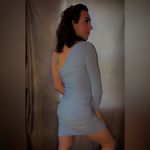Windsor Light Blue One-Shoulder Dress Photo 1