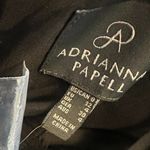 Adrianna Papell  Black Grey Strapless Convertible Maxi Dress Gown Size 0 NWOT Photo 10