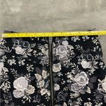 Divided 💋 Short Mini Skirt Black Denim Floral Womens, Size 4 Photo 5