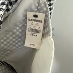 EXPRESS NWT Columnist Pants Plaid Ankle Black White Size 4 NEW Photo 9