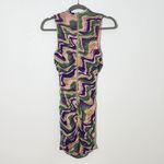 Privy  Multicolor Retro Print Bodycon Mesh Mini Dress NWT Size Medium Photo 4