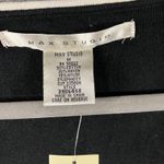 Max Studio  Knit Dress Women Medium Square Neck 3/4 Sleeve A Line White Trim Photo 7